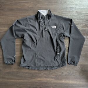 The North Face Women's Black Half-Zip Activewear Pullover Size Small Gorpcore